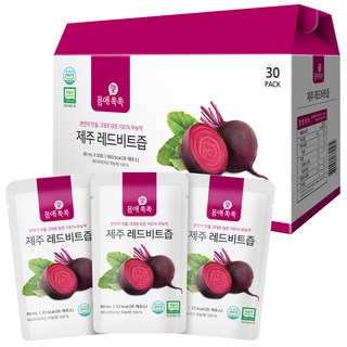 MomaessokSsokSsok 濟州甜菜根汁, 80ml, 30包