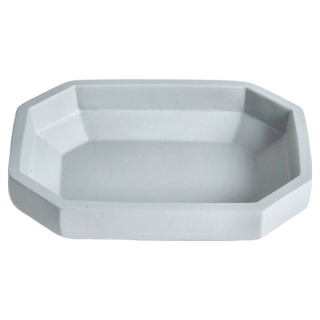 HOLA 和樂家居 八角樹脂肥皂盤 12.2 x 9.5 x 2.4cm 150g, 016711482, 1個