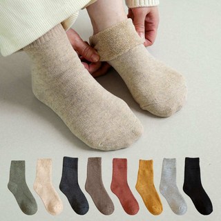 Daynic 女性基本款彩色內刷毛襪 8雙1組 DSW-1