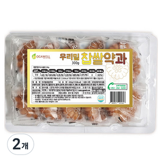 OGAWELL 韓國國產小麥糯米藥菓, 300g, 2個