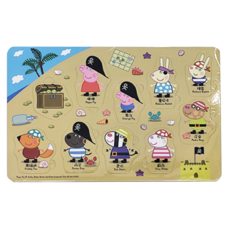 世一 粉紅豬佩佩尋寶去造型拼圖 3歲以上, 1個