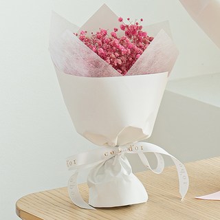 COCODOR 珂珂朵爾 永不凋謝鮮花 永生滿天星花束 小款, 寶寶粉