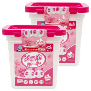 TAMURA 熊貓香氛洗衣膠囊 玫瑰花香,25顆,2盒