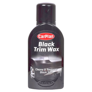 CarPlan 卡派爾 保桿/飾條增黑蠟 375ml，恢復黑色塑件光澤，清潔保養，適用汽車、摩托車、遊艇, 1瓶