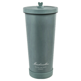 AFAMIC 艾法 棉花糖系列大容量環保隨行杯大全套組 海岩灰, 710ml, 1組