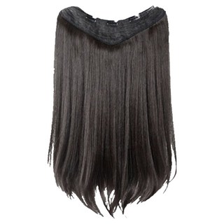 젤루나 긴생머리 셀프 헤어 붙임머리 똑딱이 반가발 HB-01, 1 내추럴블랙, 1개