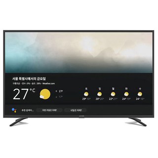 루컴즈 4K UHD LED TV, 108cm(43인치), T4307TUA, 스탠드형, 자가설치