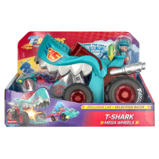 Magicbox 迷你飛車隊彈射卡車 Mega Wheels, 巨鯊, 1組