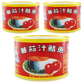 同榮 番茄汁鯖魚罐頭 固形量300公克, 425g, 3罐
