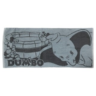 LIFE 來福牌 小飛象小浴巾 50*111CM 灰色 100%棉 台灣製, 1條