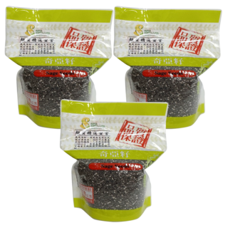 超賀 精選宣言 奇亞籽 低熱量 食用便捷 吸水性強, 250g, 3包