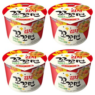 paldo 八道 泡菜咕咕麵大碗麵 105g, 4個