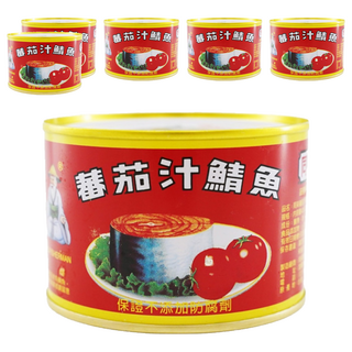 同榮 番茄汁鯖魚罐頭, 425g, 6罐