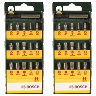 BOSCH 博世 台灣公司貨 15件螺絲起子頭組, 2組