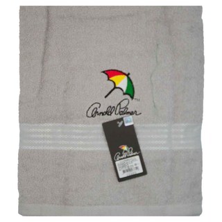 Arnold Palmer 雨傘牌 亮晶緞紋浴巾 棉紗 AP290 70 x 138cm, 灰色, 1條