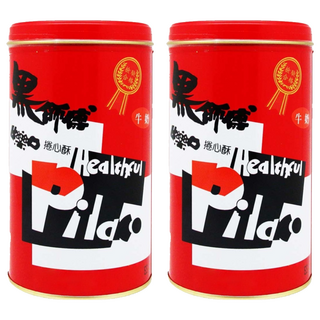 Healthful 黑師傅 牛奶口味 捲心酥, 400g, 2罐