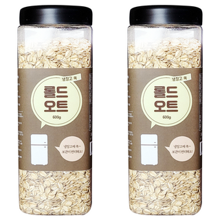 冰箱燕麥片, 600g, 2罐