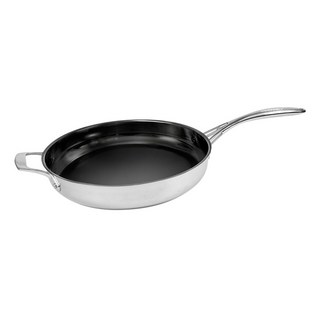 GOZENBO 御膳坊 304不鏽鋼白金極厚陶瓷平煎鍋 30cm 1個