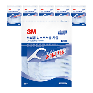 3M 一次性牙線 一次性牙線, 36支, 6包