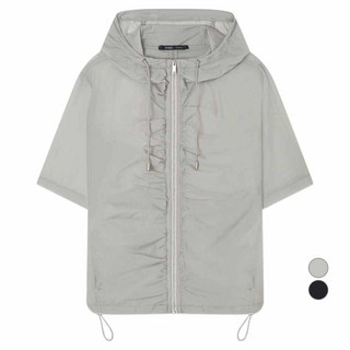 MIXXO 女款透視連帽短袖夾克