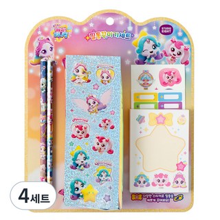 캐치티니핑 5 필통 꾸미기 세트, 혼합색상, 4세트