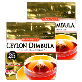 Kunitaro 國太樓 立體三角包錫蘭紅茶, 2g, 25包, 2袋