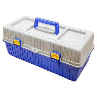 雙層工具箱 台灣製造 塑膠PP材質 雙層設計, 42 x 20 x 18cm, 1個