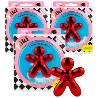 Mr&Mrs FRAGRANCE Niki 經典車用芳香劑, 薄荷, 3個