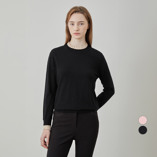 Olivia Lauren 女性荷葉領袖針織上衣 VOBBL5S1211