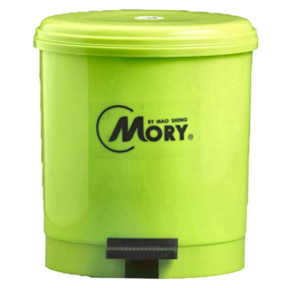 MORY 茂盛 摩登踏式垃圾桶 聚丙烯材質 台灣製造, 中 22 x 22 x 26cm, 顏色隨機, 1個