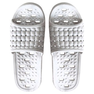 LASSLEY 蕾絲妮 88度Q彈鏤空排水室內拖鞋 男款 浴室拖鞋, 灰色, 1雙