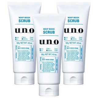 uno 新淨洗顏乳, 130g, 3條
