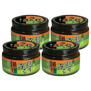 橘平屋 海苔醬 昆布口味, 145g, 4罐