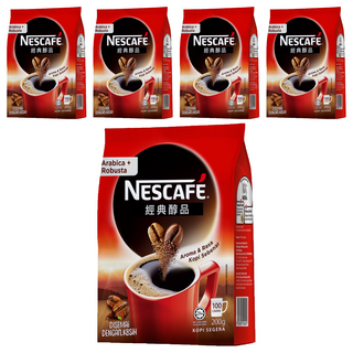 NESCAFE 雀巢咖啡 醇品經典風味補充包, 200g, 1包, 5包