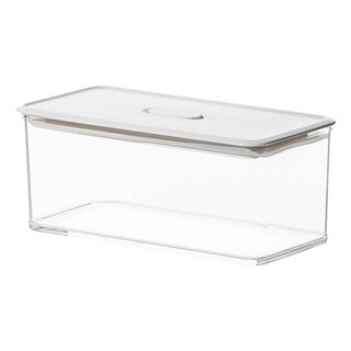 懶角落 按壓式真空密封保鮮盒 1000ml, 長18.7x寬8.7x高8.2cm, 1L, 1個