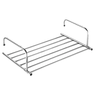 加厚不鏽鋼伸縮晾衣架, 1入, 1311g