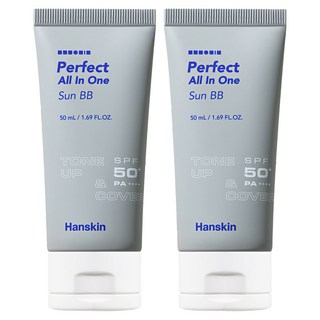 Hanskin 完美合一防曬 BB 霜 50 毫升, 2個, 單色