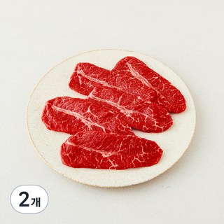 미국산 초이스 부채살 구이용 (냉장), 300g, 2개