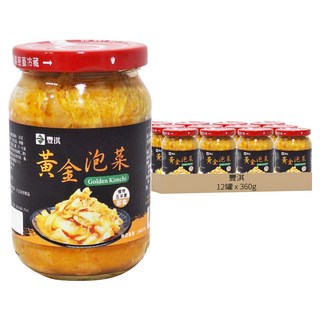 豐淇 黃金泡菜, 360g, 12罐