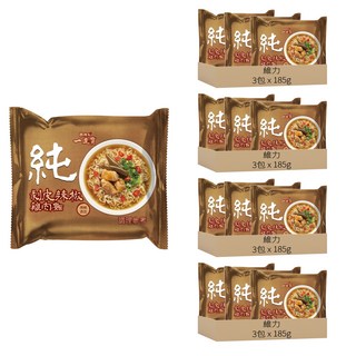 維力 一度贊 剝皮辣椒雞麵 185g, 12包