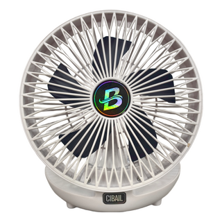 CIBAIL 壁掛 桌面兩用折疊風扇 S1 90度調節 23分貝靜音 Type-C充電, 顏色隨機