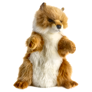 HANSA TOY 狐狸手偶 絨毛填充玩具, 1個