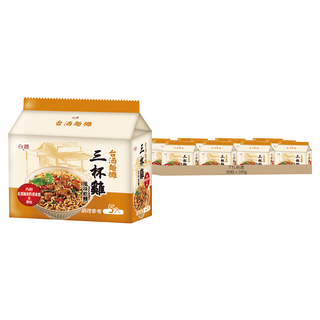 台酒麵攤 三杯雞風味乾麵, 內附紅標純米料理米酒 5入, 30包