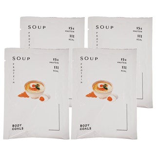 BODY GOALS 鹹蛋湯，高纖營養湯，15g蛋白質，BCAA膳食纖維, 29g, 4包
