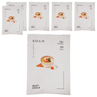 BODY GOALS 鹹蛋湯，高纖營養湯，15g蛋白質，BCAA膳食纖維, 29g, 6包