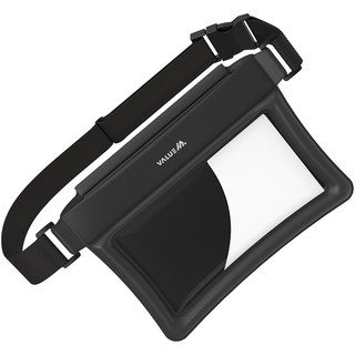 밸류엠 아쿠아쉴드 5중 잠금 다용도 수납 스마트폰 방수팩 크로스백, 블랙, 1개