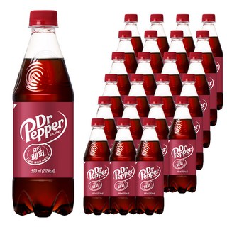 코카콜라 [무료배송]코카콜라 닥터페퍼 Dr Pepper 500ml 페트음료, 24개