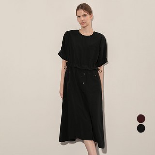 Olivia Lauren 女用針織繫帶洋裝 VVCOA4F7261, 黑色