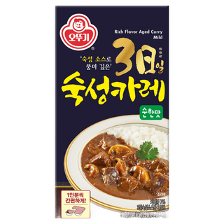 오뚜기 3일 숙성카레 순한맛 고형, 200g, 1개