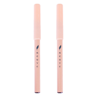 Neuve 惹我 眉筆 防水抗汗 筆芯柔軟 輕巧方便, 咖啡色, 2支